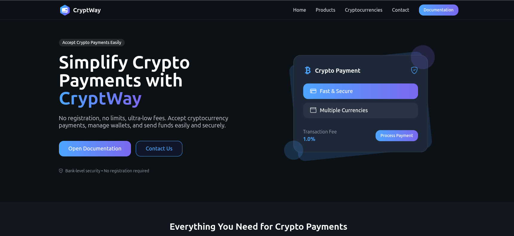 Cryptway - Cryptocurrency Wallet Platform - Secure cryptocurrency transaction wallet enabling ...