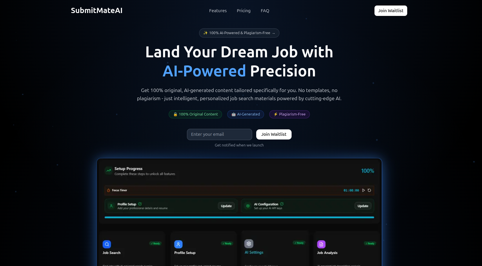 SubmitMateAi - AI-powered Job Application SaaS - A SaaS platform that automates and optimizes the j...